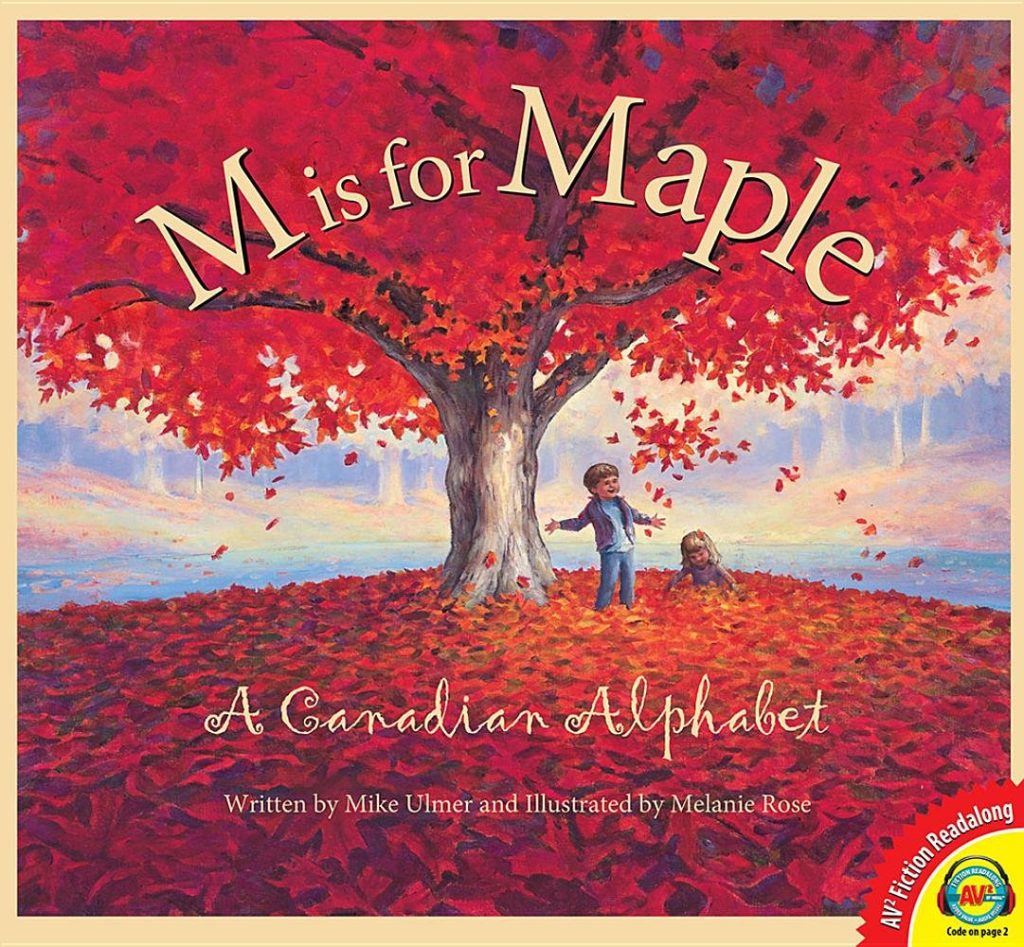 Book cover with red maple tree. Six Books to Celebrate Canada Day