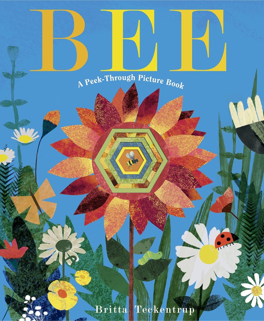 Book cover with flowers and bees. 13 Picture Books About Bugs