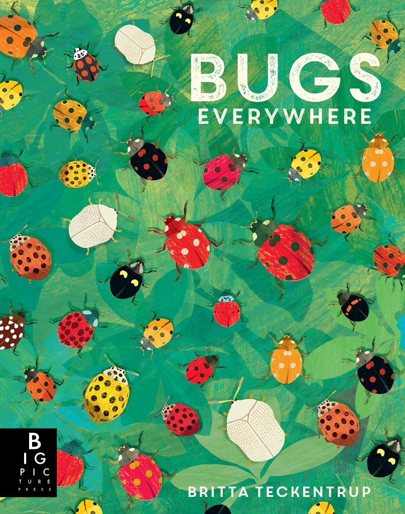 Book cover with lady bug illustration