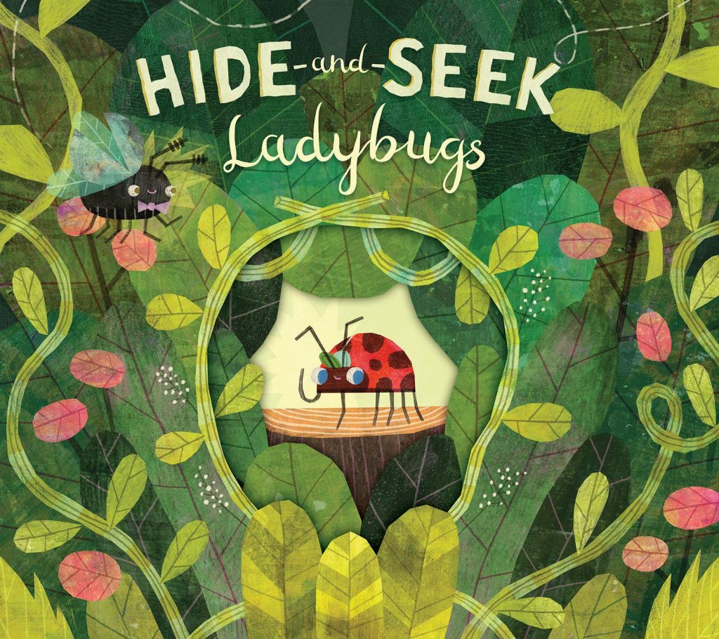 Book cover with leaves and ladybug. The Best Seek-and-Find Books for Little Kids