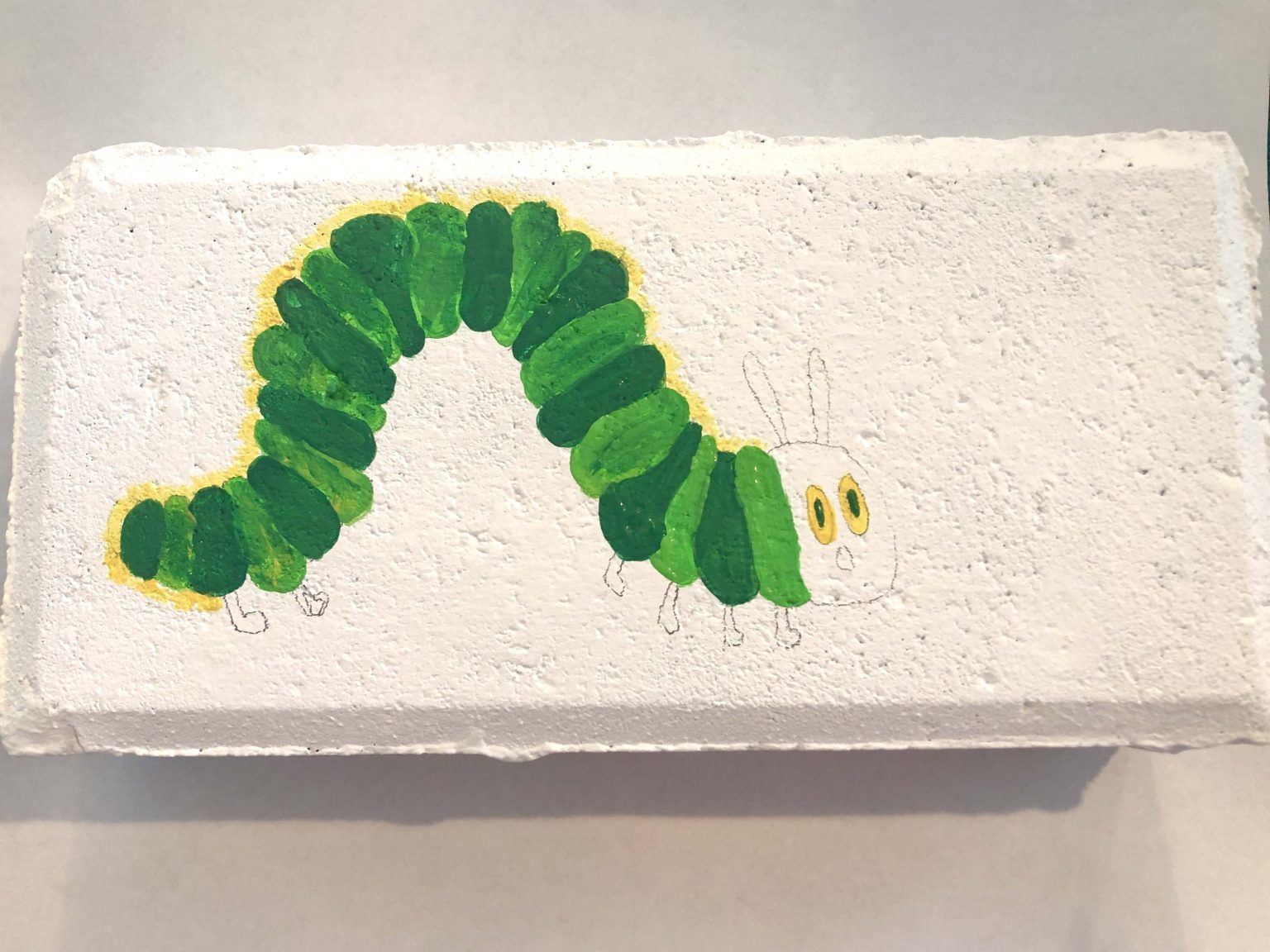 How To Paint Bricks to Look Like Books - The Picture Book Pages