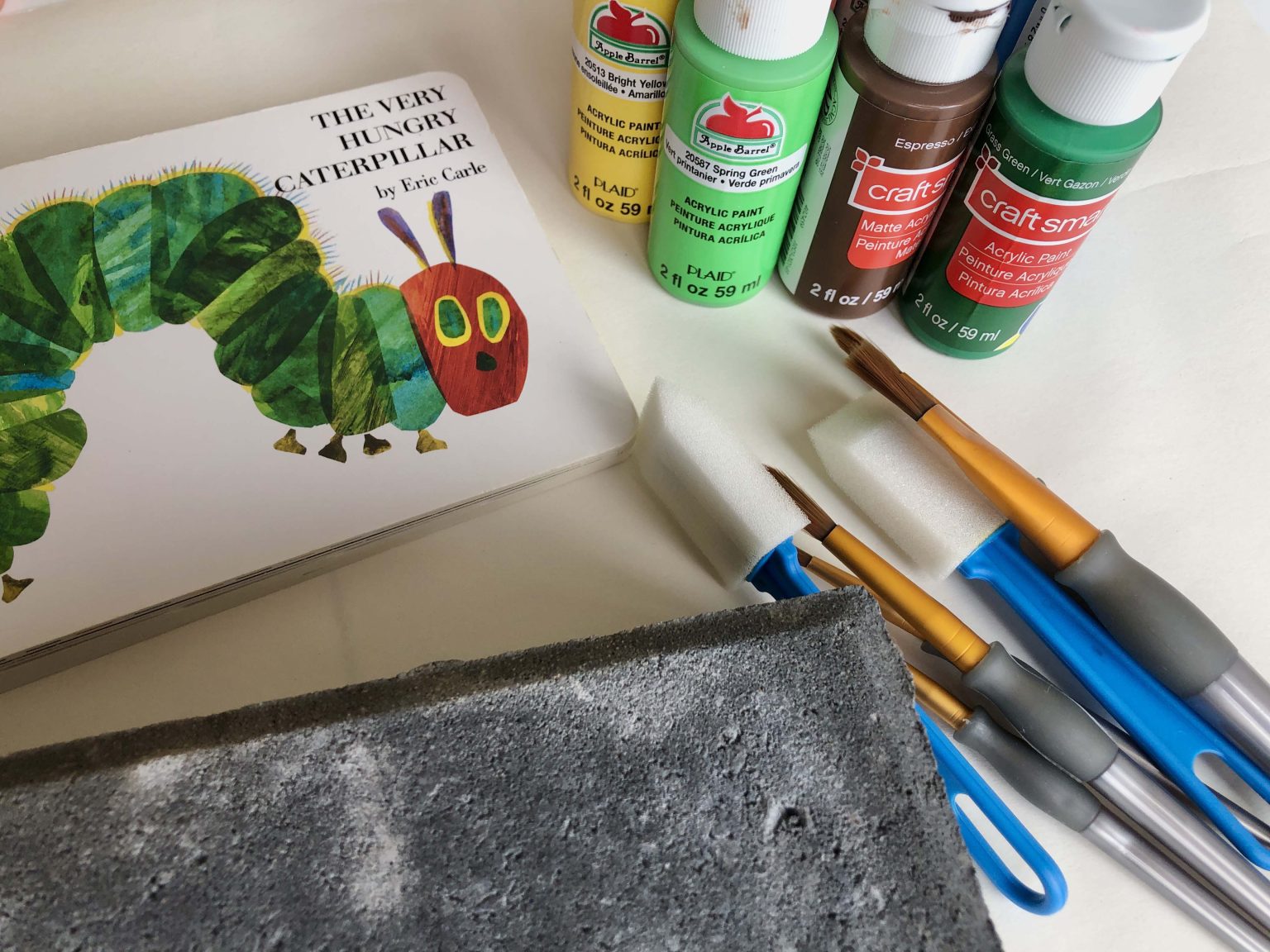 How To Paint Bricks to Look Like Books - The Picture Book Pages