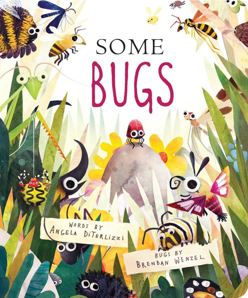Book cover with bugs on a stone. 13 Picture Books About Bugs