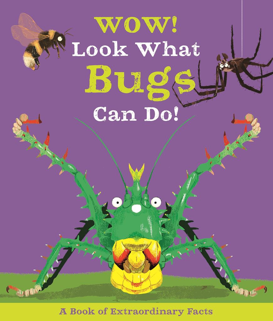 Book cover with spiky bug.