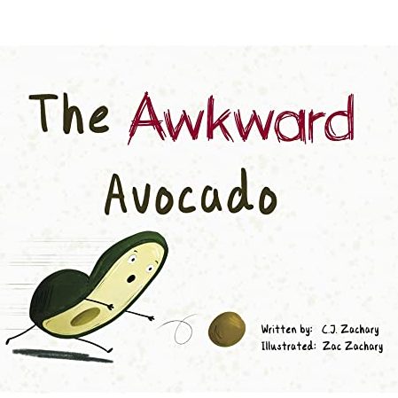 Book cover the Awkward Avocado