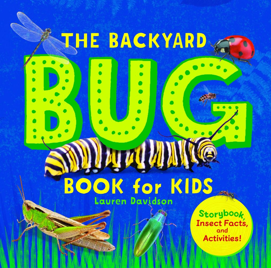Book cover with bugs and caterpillar.