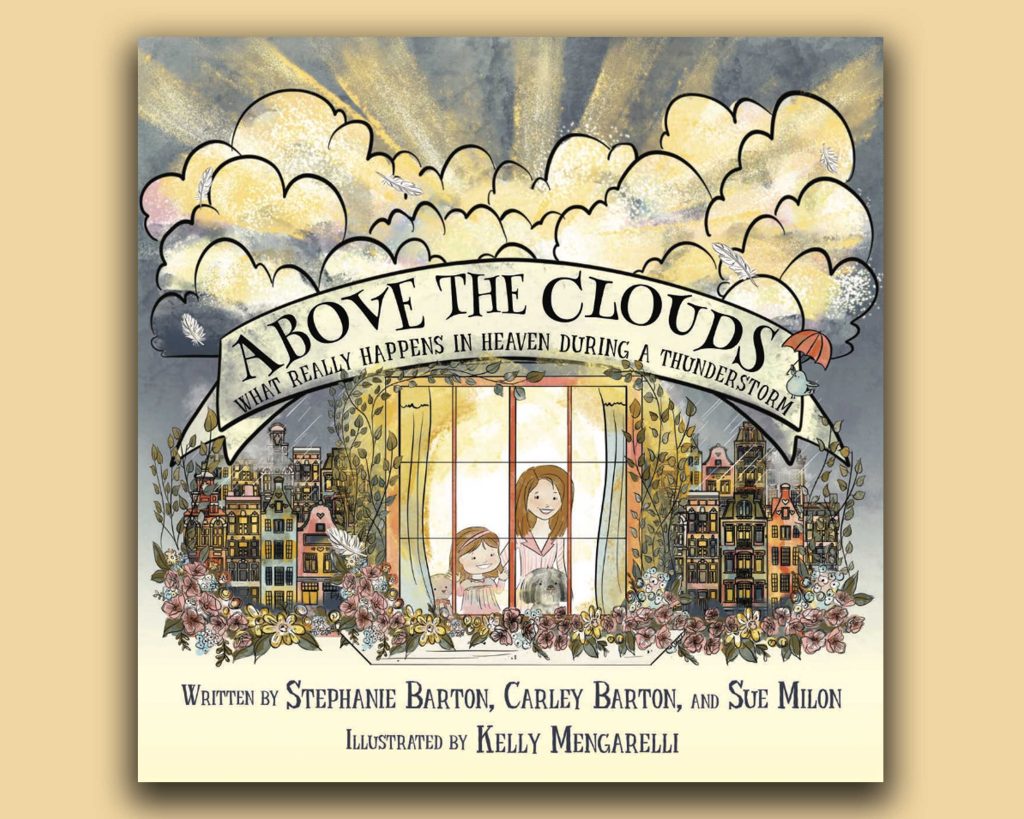 Book cover Above the Clouds. 'Above The Clouds' Soothes Thunderstorm Fears