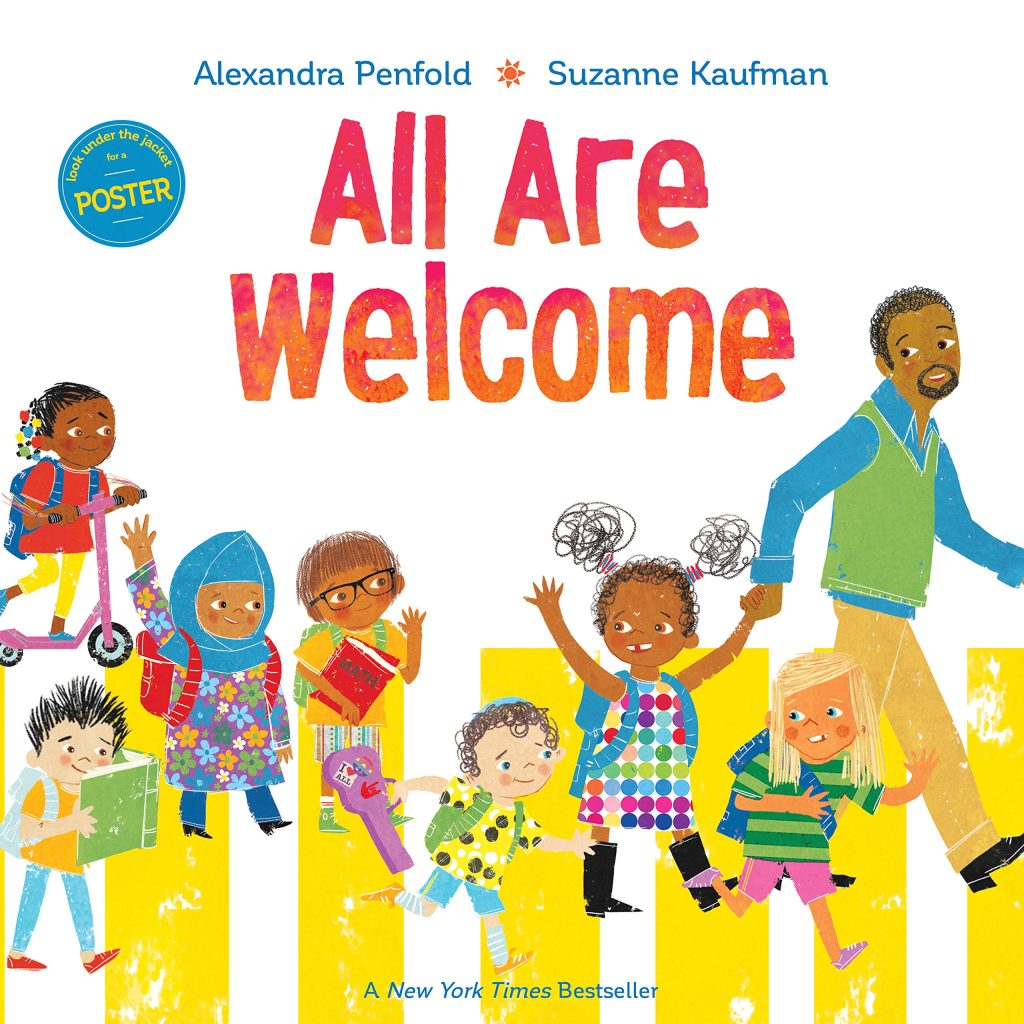 Book cover children crossing the street. The Ultimate List of Books for An Easy Back to School