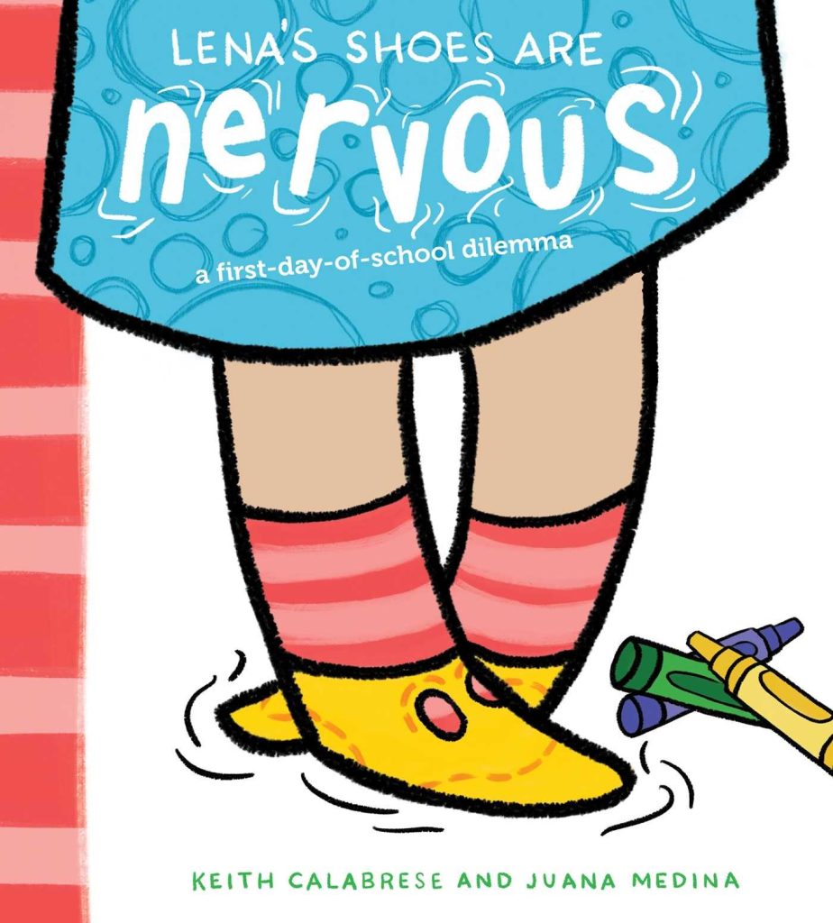 Book cover Lena's Shoes are Nervois. The Ultimate List of Books for An Easy Back to School