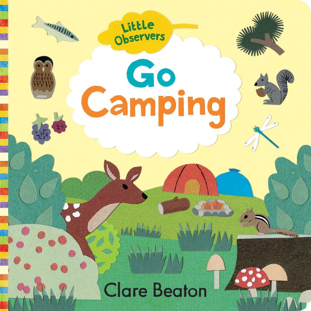Book cover deer and tent in forest. 13 Excellent Books About Camping To Stoke Outdoor Adventure