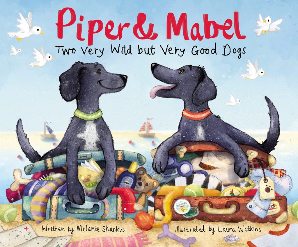Book cover labs on suitcases. 14 Picture Books Starring Furry and Lovable Dogs