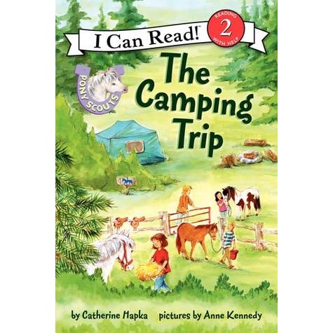 Book cover girls with ponies and tent. 13 Excellent Books About Camping To Stoke Outdoor Adventure