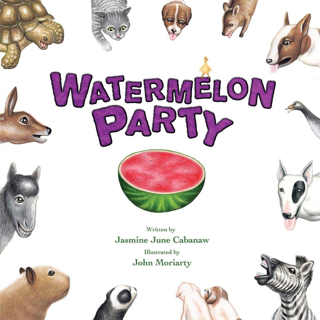 Book cover The Watermelon Party. 12 Tempting Watermelon Picture Books to Sweeten Your Summer