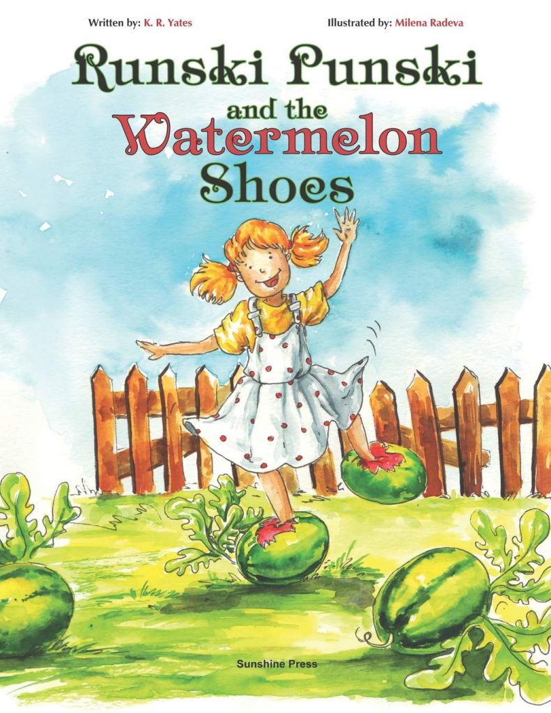 Book cover Runski Punski and the Watermelon Shoes. 12 Tempting Watermelon Picture Books to Sweeten Your Summer