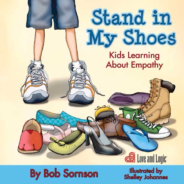 16 Meaningful Anti-Bullying Books to Develop Kindness and Empathy. Book cover legs with multiple pairs of shoes.